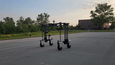 Autonomous crop-row phenotyping agbot demo