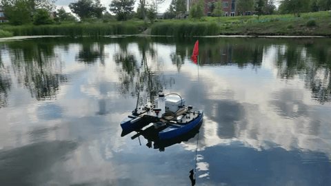 Cooperative multi-USV bathymetric mapping demo